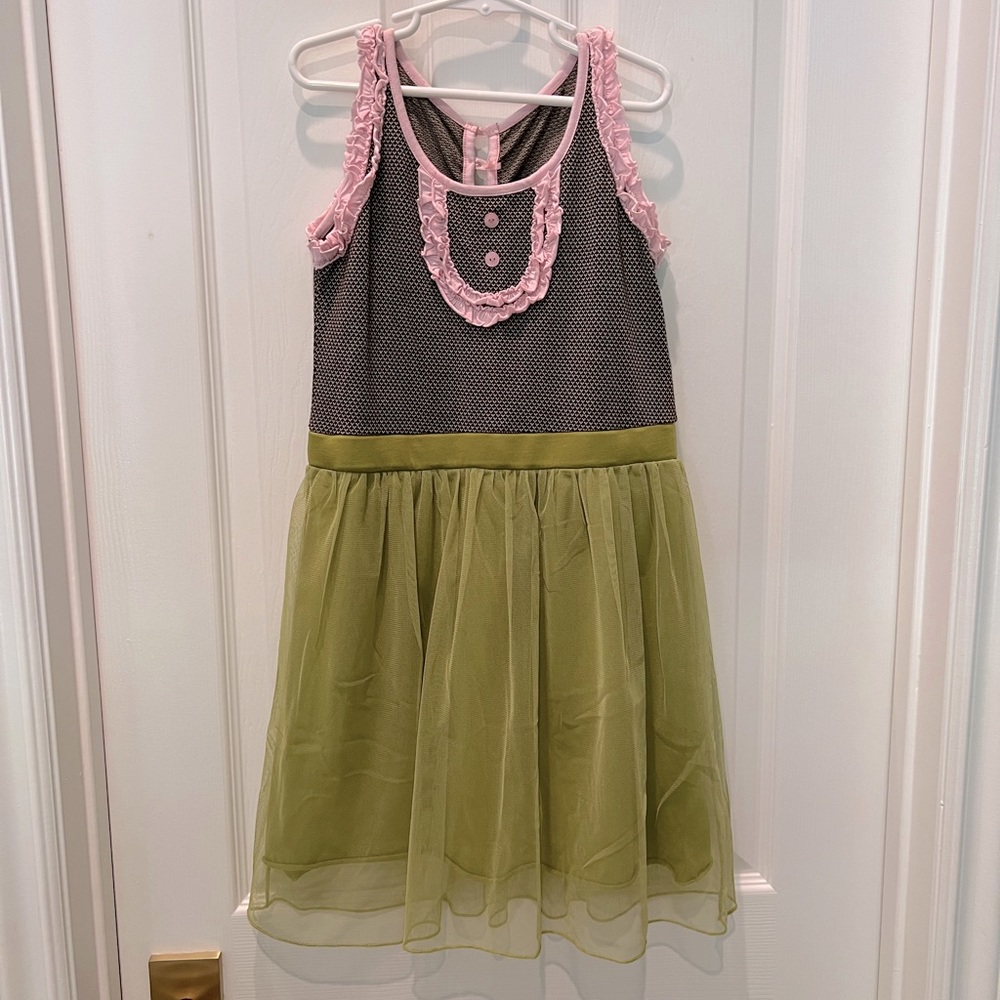 💕 Matilda Jane Girls Hammond Bay Cher Dress Ruffles Tulle SIZE 10